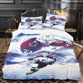 Nathan Mackinnon Ice Hockey Player Duvet Cover Quilt Case Pillowcases